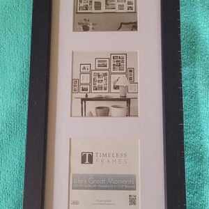 Black Multi-Opening Photo Frame - Black